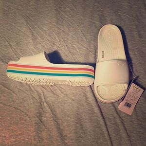 Crocs Platform Slides Women’s Size 10